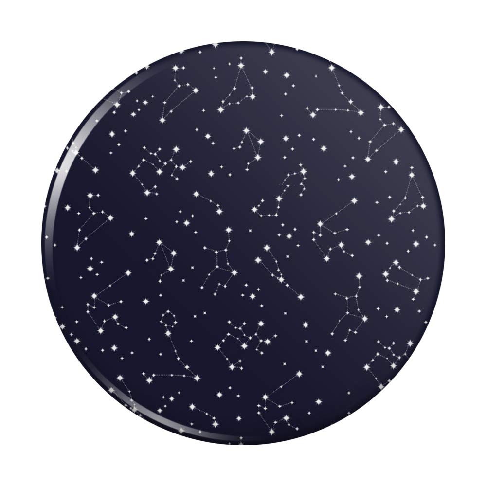 Stars and Zodiac Constellations Pattern Kitchen Refrigerator Magnets - Decorative Button Magnets for Fridge, Locker & Office - Perfect for Organizing Notes, Photos & Reminders