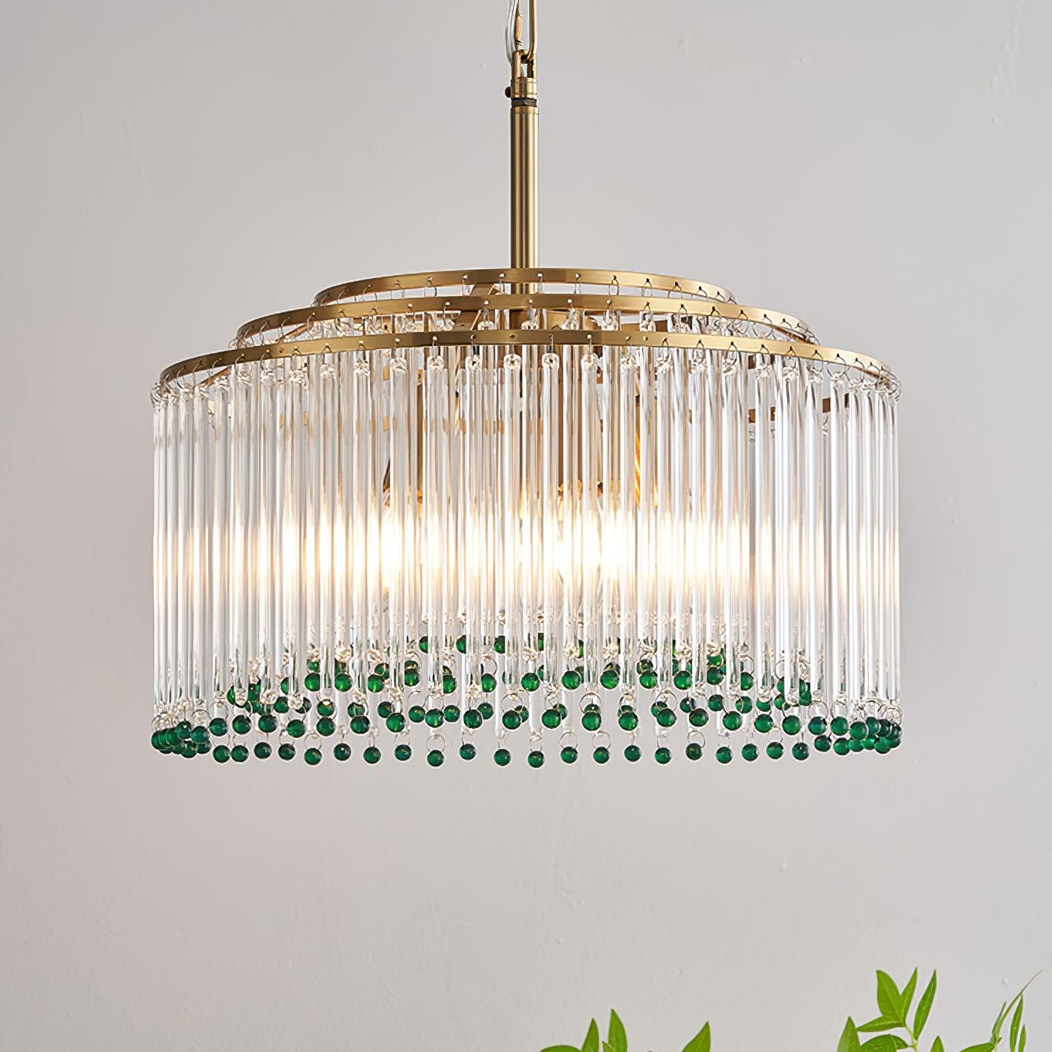 Casandra Chandelier - Elegant Crystal Ceiling Light Fixture for Dining Room, Living Room & Bedroom | Modern Luxury Lighting for Home Decor