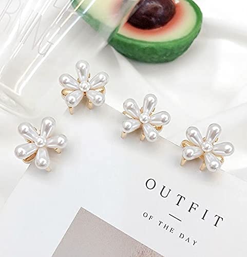 Glamifirsto 18-Piece Korean Style Pearl Hair Clips Set - Large Hair Pins & Barrettes for Women & Girls - Fashion Hair Accessories for Parties, Weddings & Everyday Styling (Style 4)
