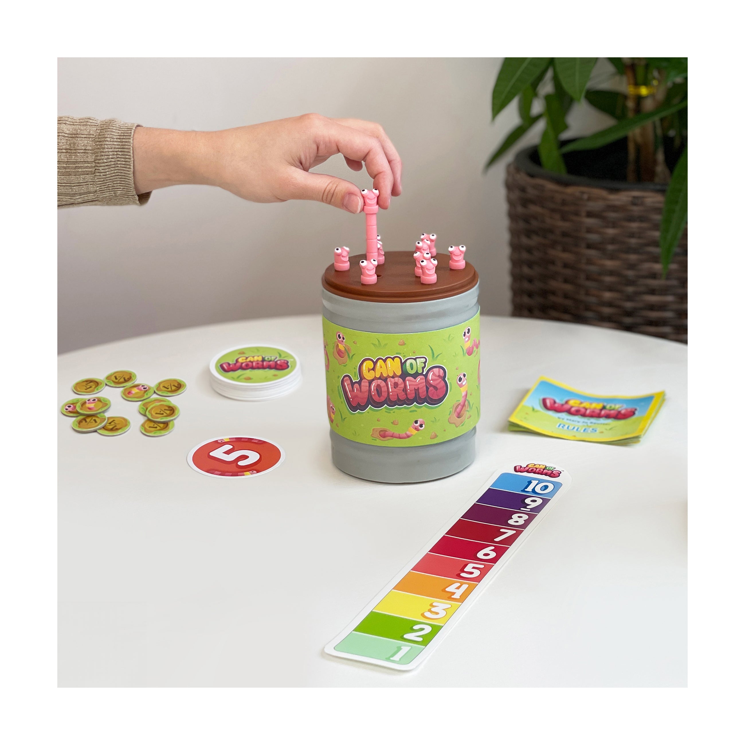 Can of Worms Family Memory Game - Fun Card Matching Game for Kids & Adults - Perfect for Family Game Nights, Parties & Classroom Activities
