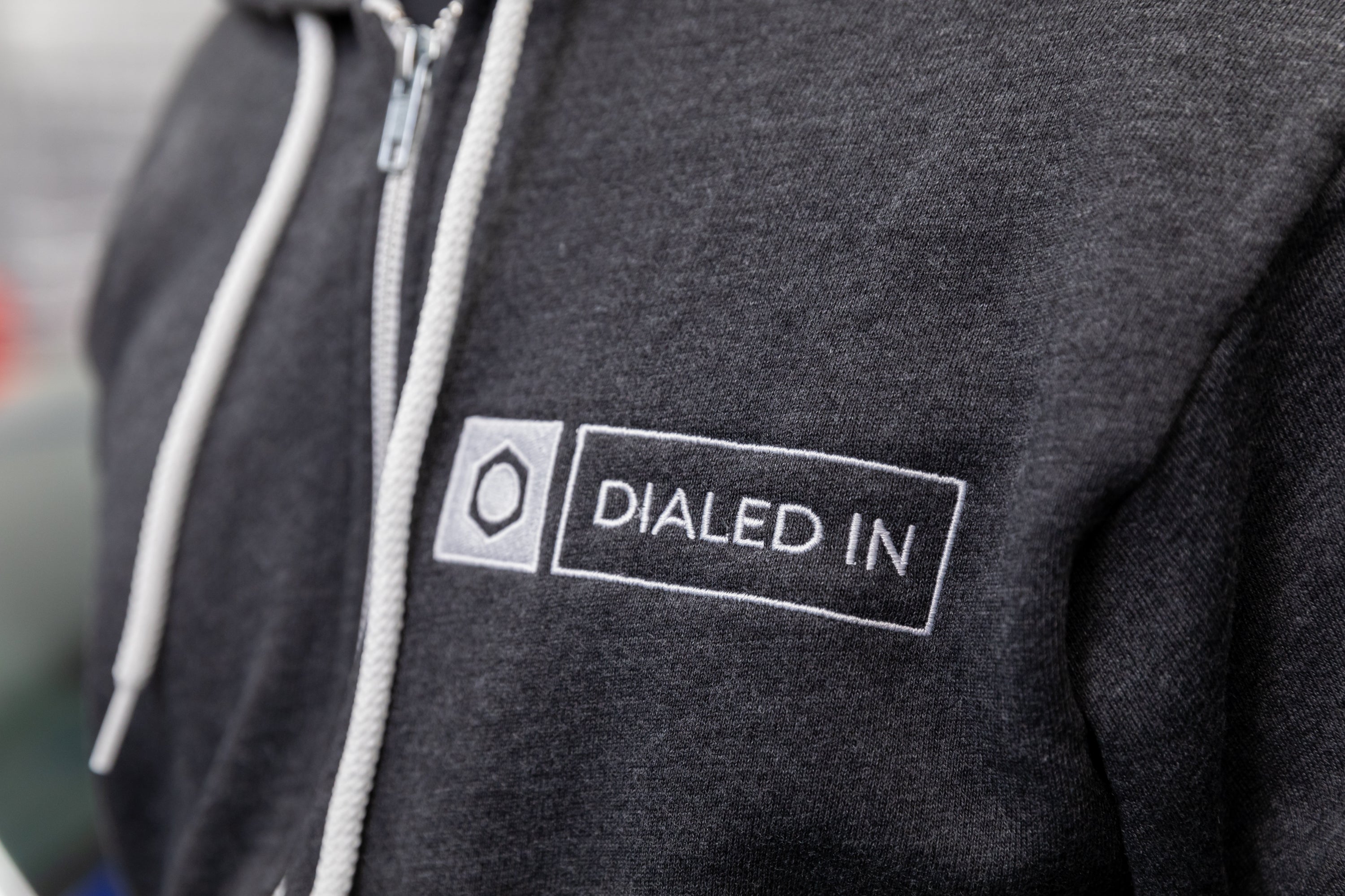 Dialed In Zip Up Hoodie for Men & Women | Comfortable Fleece Pullover with Front Pockets | Perfect for Gym, Running & Casual Wear
