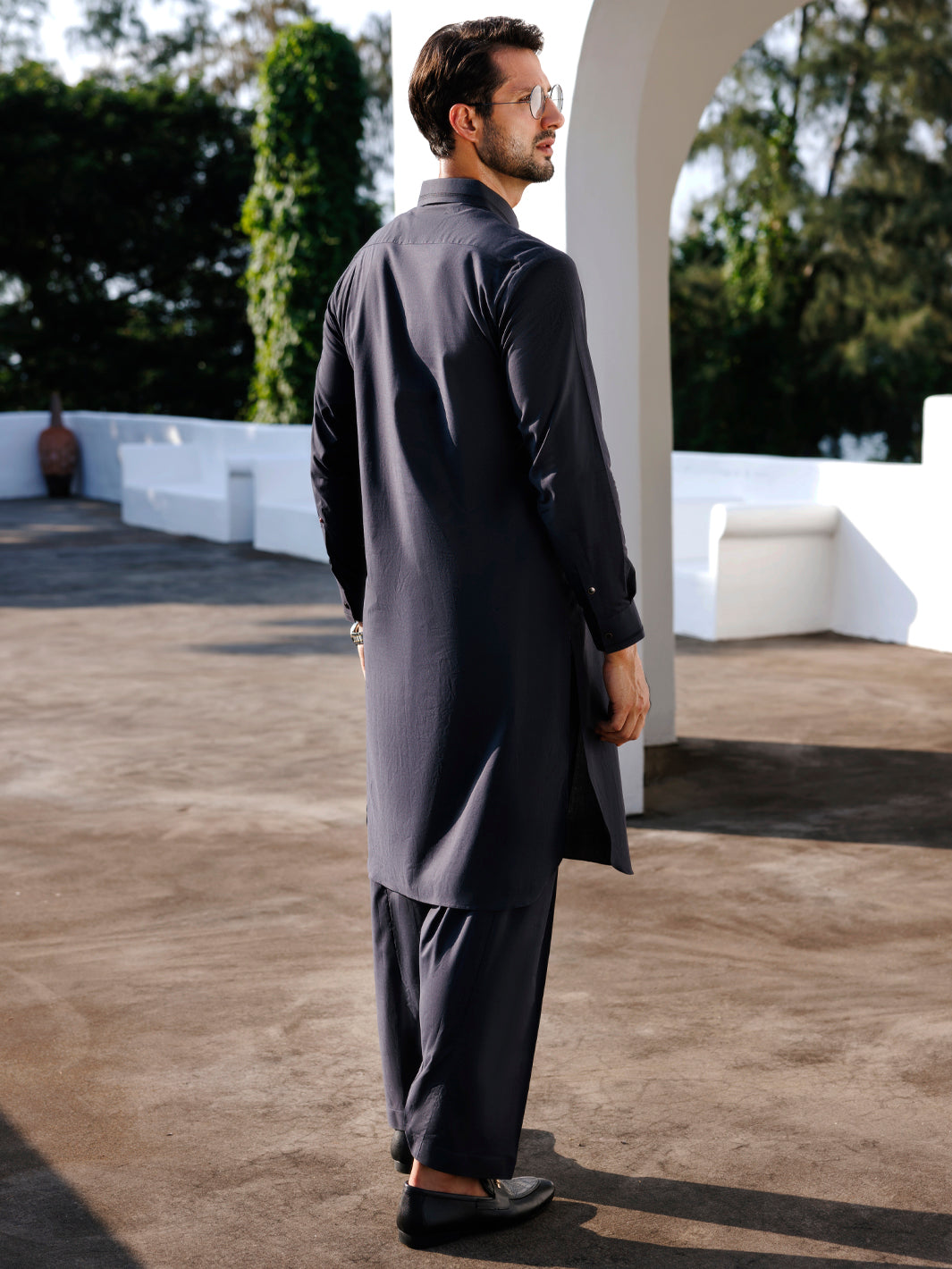Premium Cotton Black Shalwar Kameez for Men & Women - Traditional Pakistani Outfit for Eid, Weddings & Special Occasions