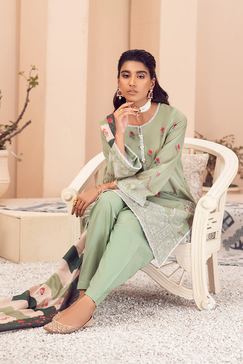 3-Piece Moss Green Outfit Set - Stylish & Comfortable Women's Casual Wear for Daily Outings, Work & Travel
