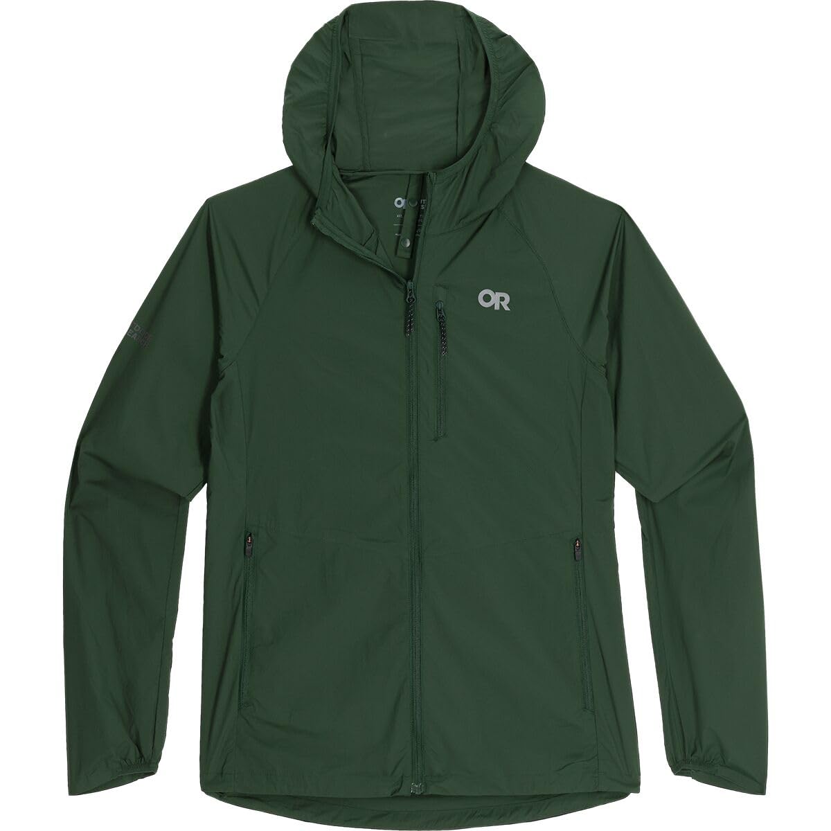 Outdoor Research Women's Shadow Wind Hoodie - Lightweight Windproof Jacket for Hiking & Running (Grove, Size L) | Perfect for Outdoor Adventures & Travel