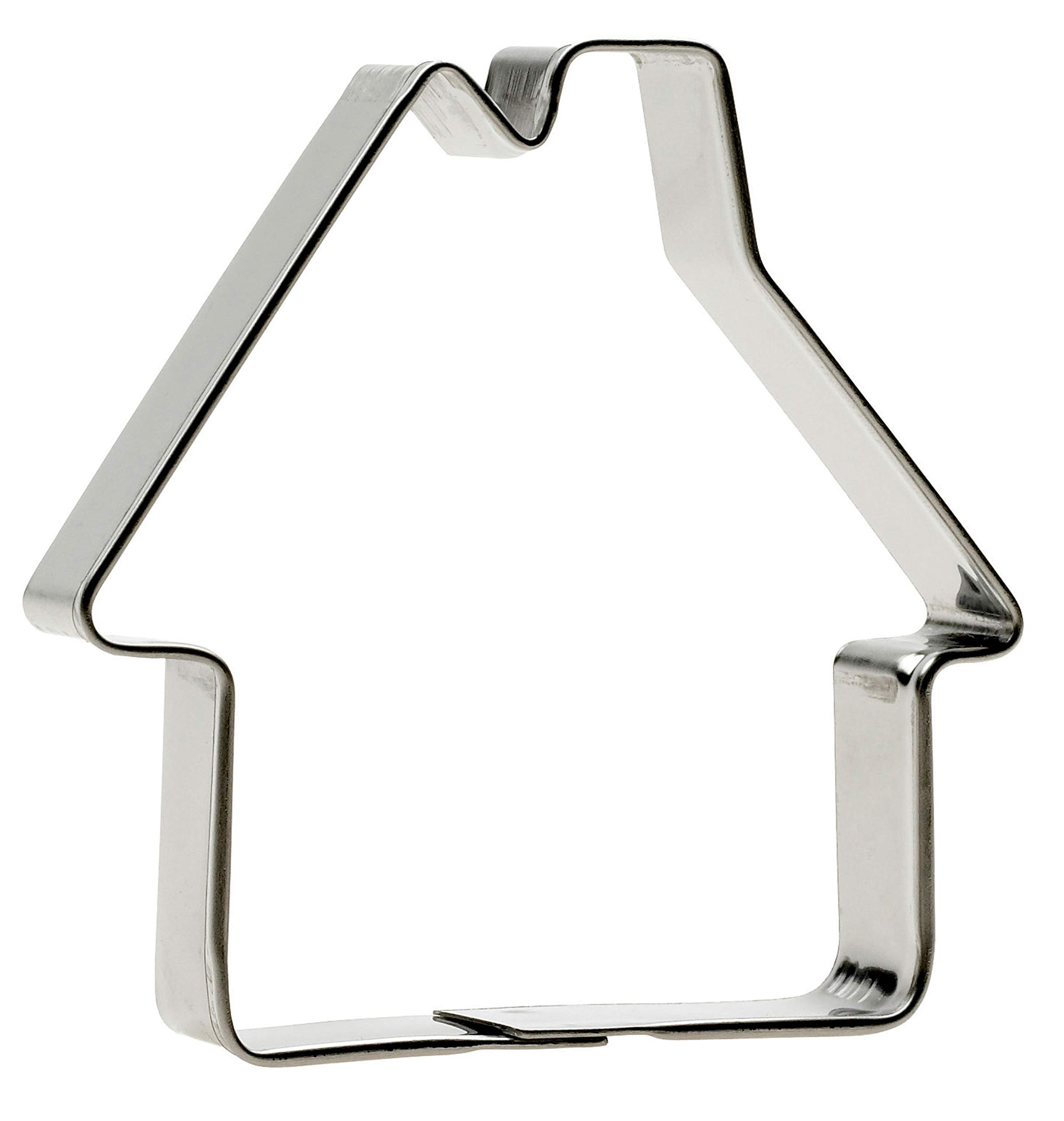 House Shaped Cookie Cutter Set - 7cm Stainless Steel Baking Tool for Christmas, Halloween, and Home Decor DIY - Perfect for Holiday Cookies, Cake Decorating, and Party Treats