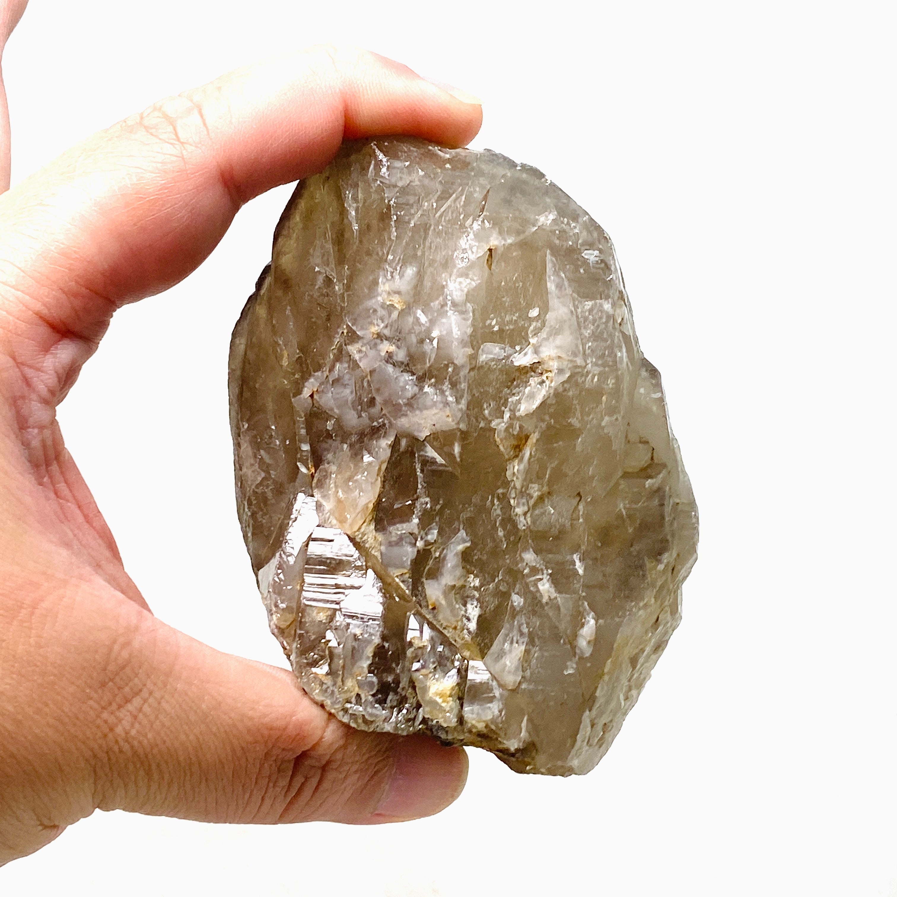 Natural Smokey Quartz Crystal SQC 03 - Healing Stone for Meditation, Chakra Balancing & Home Decor | Perfect for Spiritual Healing, Jewelry Making & Energy Work