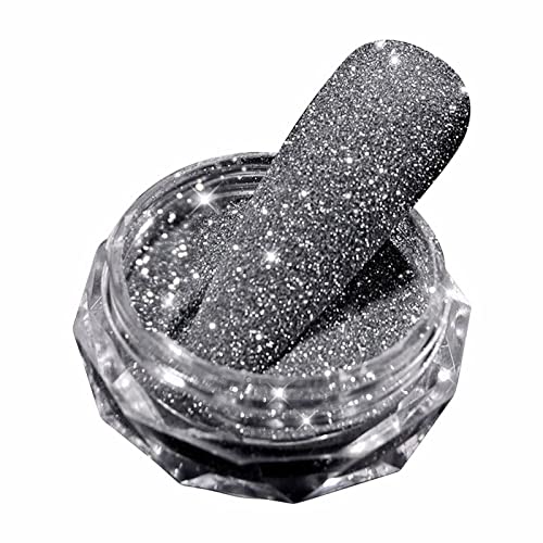 6 Colors Micro Diamond Nail Powder - Broken Crystal & Glass Mix for Swirl Nail Art | DIY Manicure & Nail Stickers | Perfect for Salon, Party, Wedding Nail Designs