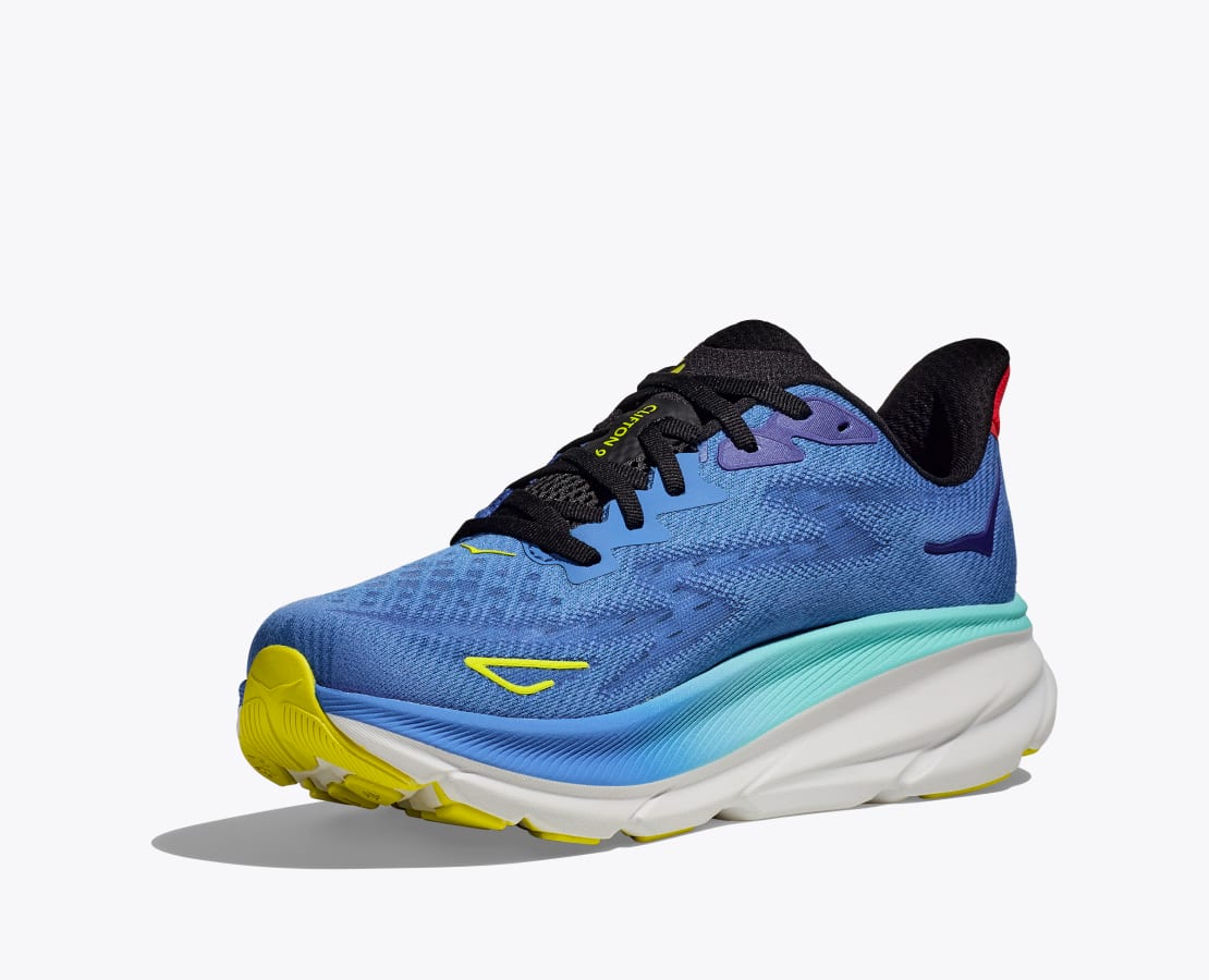 HOKA ONE ONE Clifton 9 Running Shoes for Men - Lightweight Cushioned Road Running Sneakers for Long Distance & Marathon Training | Perfect for Jogging, Gym Workouts & Daily Wear
