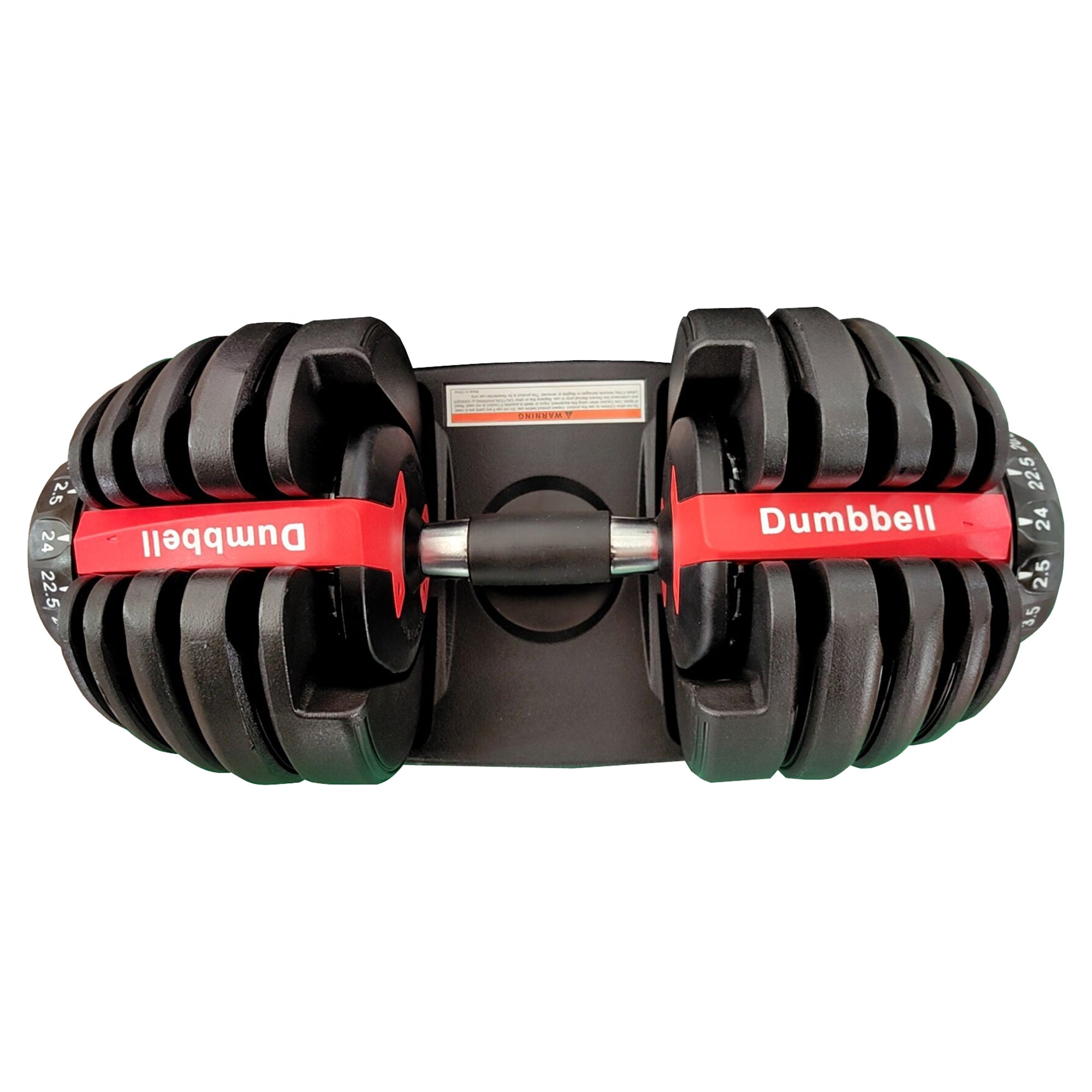 24Kg Adjustable Single Dumbbell for Home Gym & Strength Training - Compact Weight Lifting Equipment for Men & Women