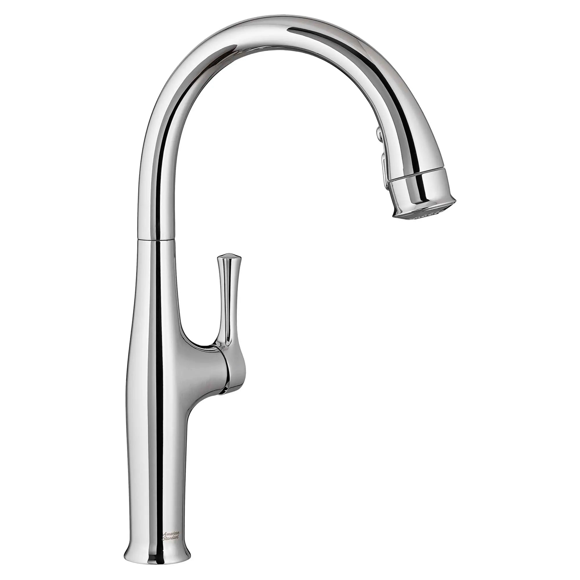 Stainless Steel Single Handle Pull Down Kitchen Faucet with Dual Spray - 1.5 GPM (5.7 L/min) Water Flow - Perfect for Modern Farmhouse & Contemporary Kitchen Sinks