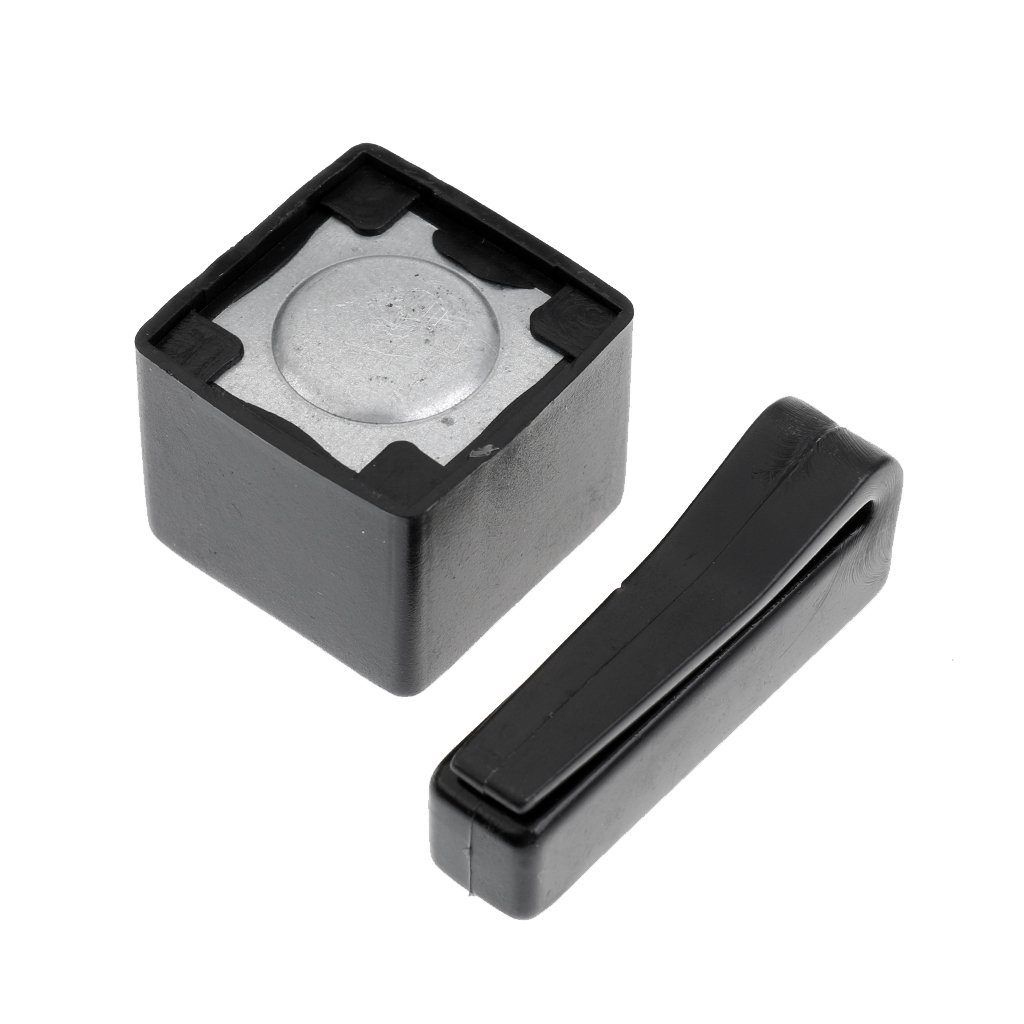 Mini Billiards Pool Cue Chalk Holder with Belt Clip - Portable Chalk Cube Case for Snooker & Pool Players - Perfect for Bars, Game Rooms & Professional Play