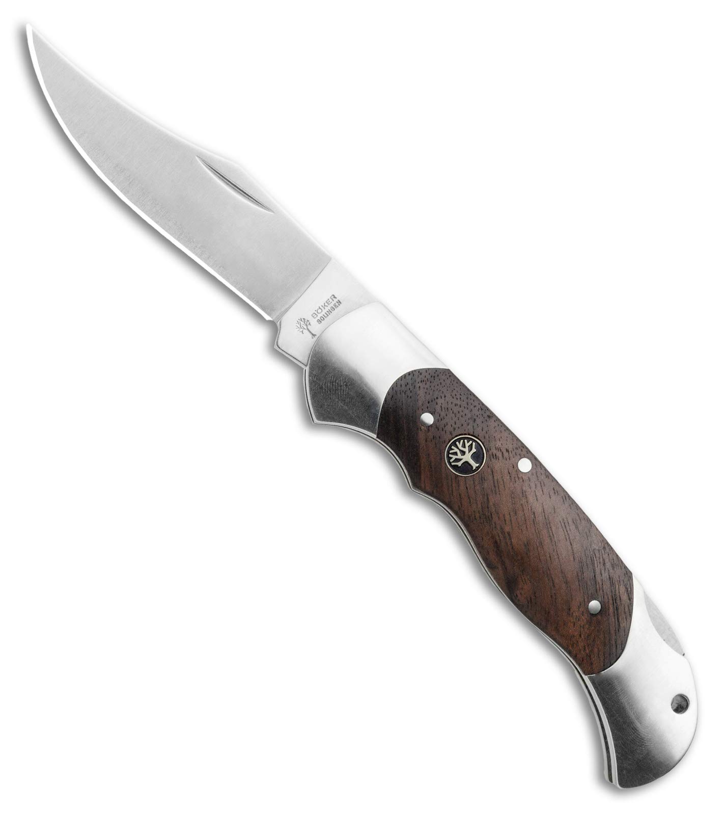 Boker Optima Walnut Folding Pocket Knife 113113 - Premium EDC Knife for Camping, Hiking & Outdoor Adventures