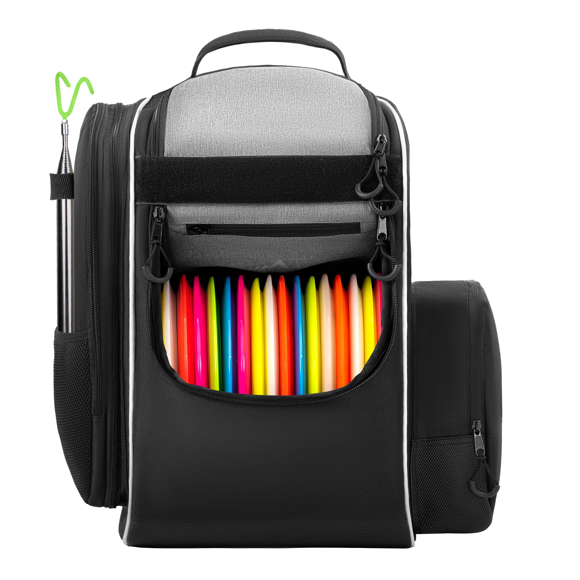 **Himal Outdoors Disc Golf Backpack – Large Capacity Holds 30+ Discs, Durable Waterproof Golf Bag with Insulated Cooler Side Pocket – Perfect for Tournaments & Outdoor Play**