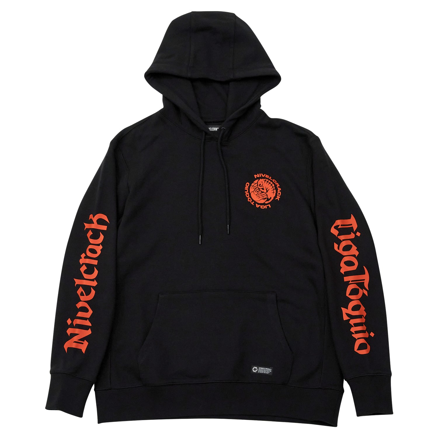 Nivelcrack Far East Derby Hoodie - Black | Men's Streetwear Pullover Sweatshirt | Casual Urban Fashion for Everyday Wear & Outdoor Activities
