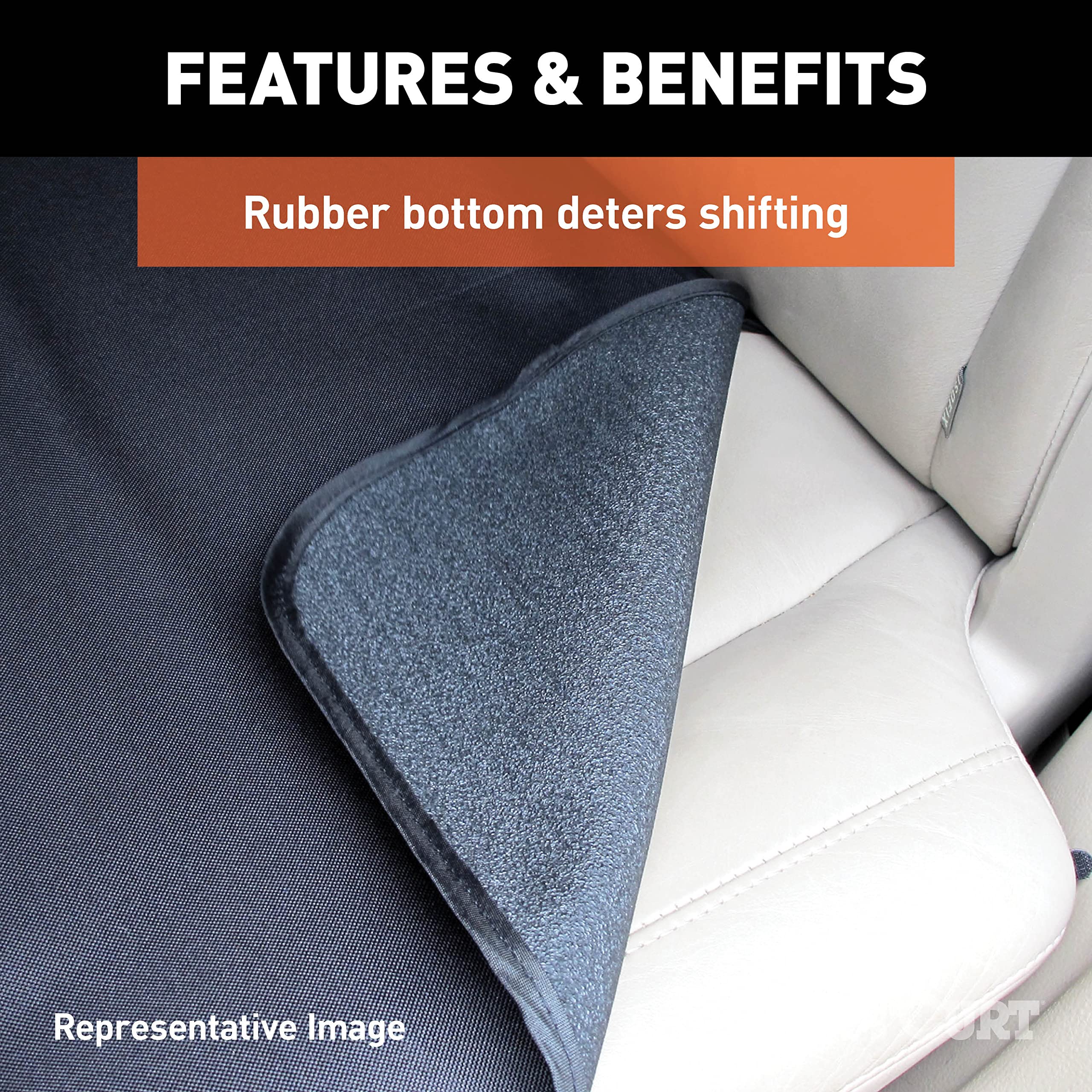 CURT Manufacturing 18512 Brown Seat Cover - Durable Car Seat Protector for Trucks, SUVs & Off-Road Vehicles | Perfect for Work, Camping & Outdoor Adventures