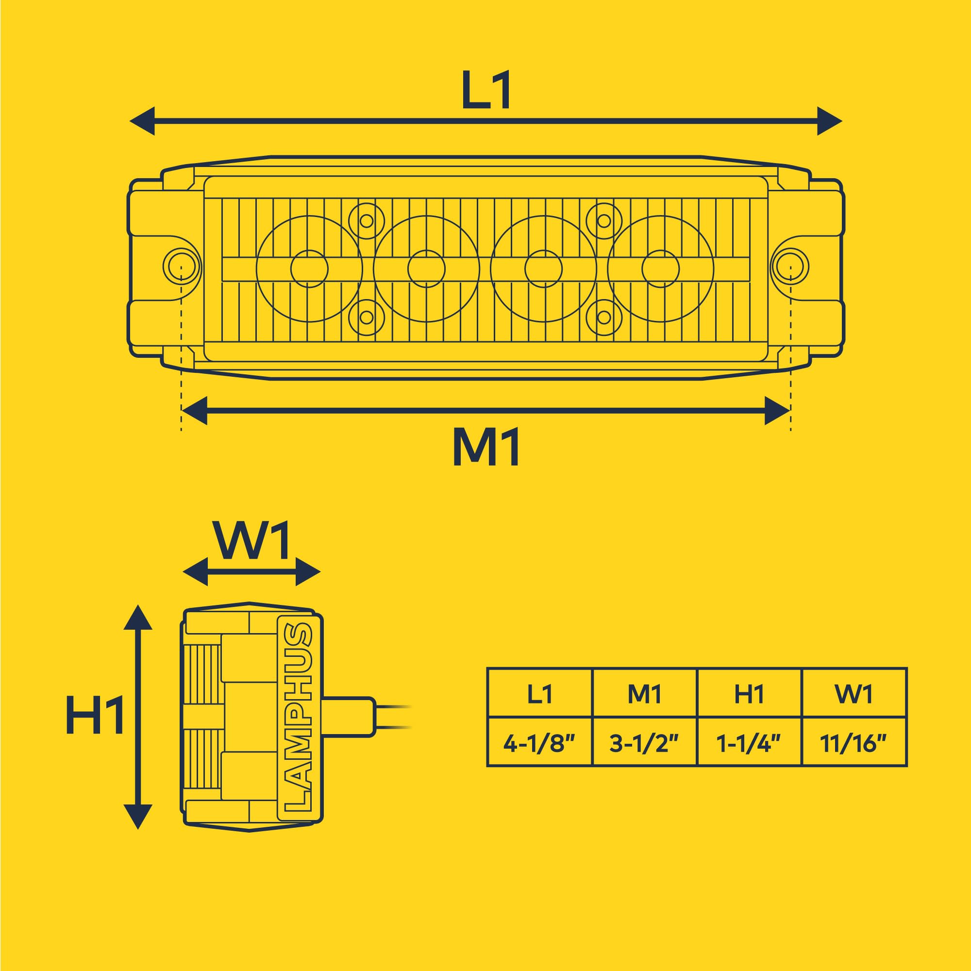 LAMPHUS 4pc NanoFlare 4