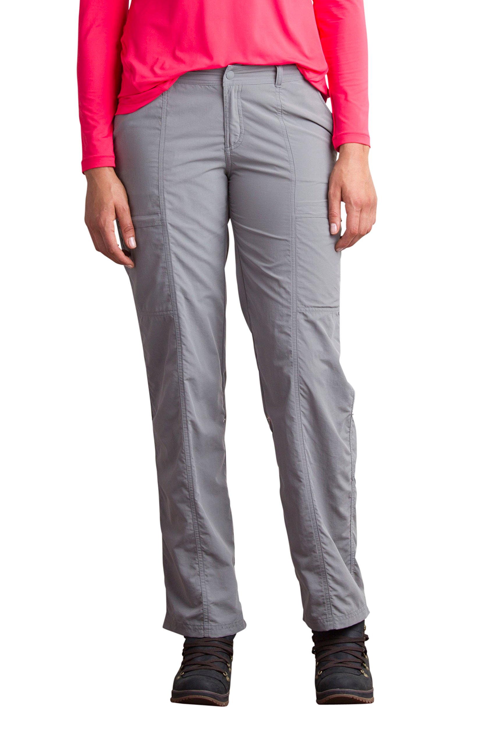 ExOfficio Women's Sol Cool Nomad Travel Pants - Lightweight, Quick-Dry & UPF 50+ Sun Protection for Hiking, Camping & Outdoor Adventures (Road, Size 12)