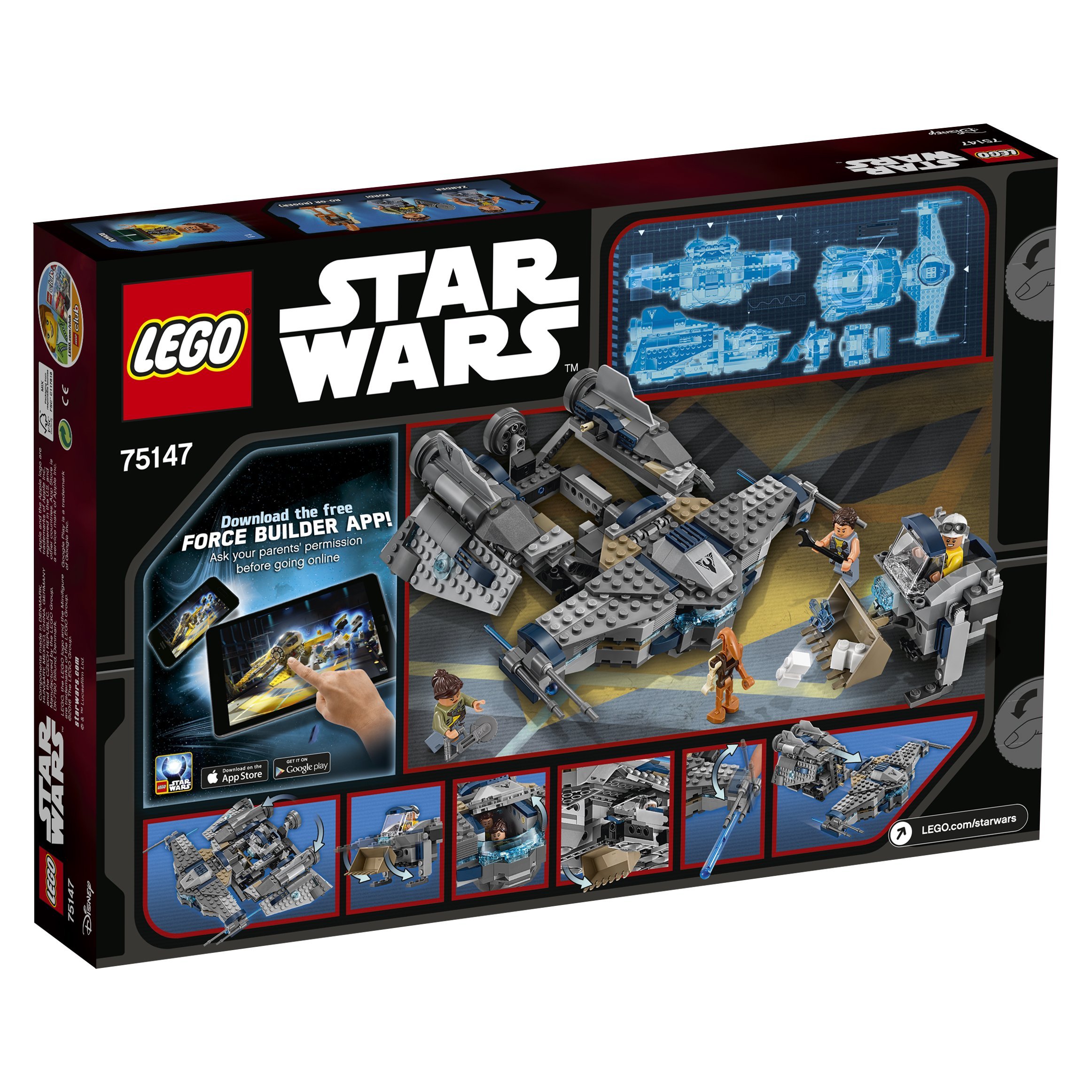 LEGO Star Wars StarScavenger 75147 Building Kit - Collectible Starship Model for Kids & Adults - Perfect for Display, Play & Star Wars Fans