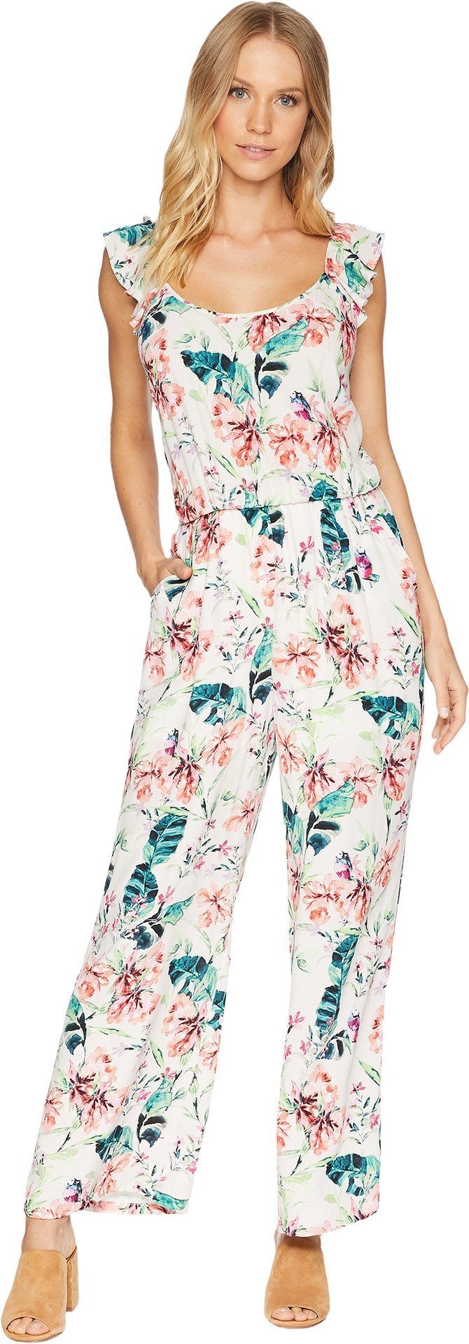 Sanctuary Women's Tie-Front Jumpsuit - Stylish One-Piece Romper for Casual & Dressy Occasions | Perfect for Work, Date Night & Summer Outings