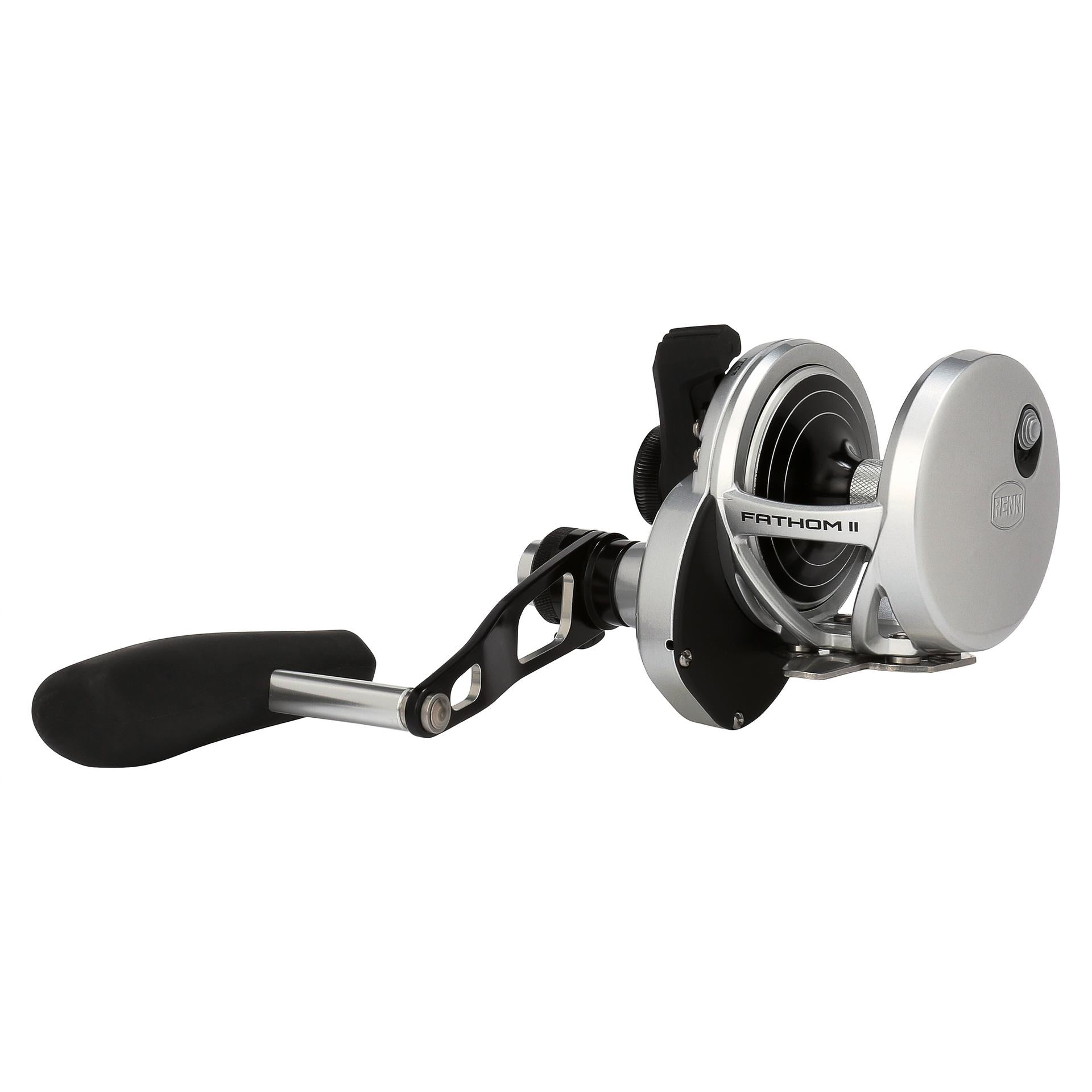 PENN Fathom™ II Lever Drag 2-Speed Conventional Fishing Reel - Saltwater & Offshore Angling, Big Game Fishing Gear for Tuna, Marlin, and Deep Sea Fishing