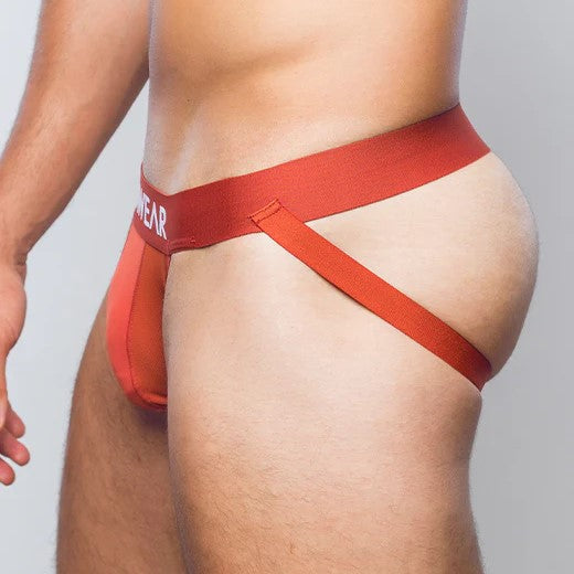 Supawear Vortex Jockstrap for Men - Breathable & Supportive Athletic Underwear in Cranberry Red - Perfect for Running, Gym & Sports Activities