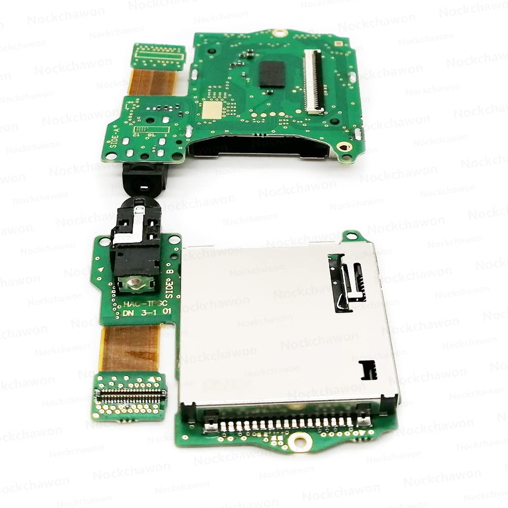Nintendo Switch Game Card Reader Slot Replacement with Headphone Jack - Repair Part for Game Console | Perfect for Switch Lite/OLED Repair & DIY Maintenance