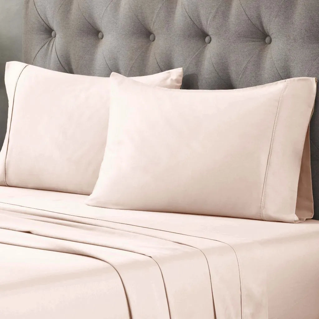 Premium 400 Thread Count Egyptian Cotton Pillowcase Set of 2 - Ultra Soft & Breathable Luxury Bedding for Side Sleepers & Hot Sleepers - Perfect for Master Bedroom, Guest Room & Hotel Use