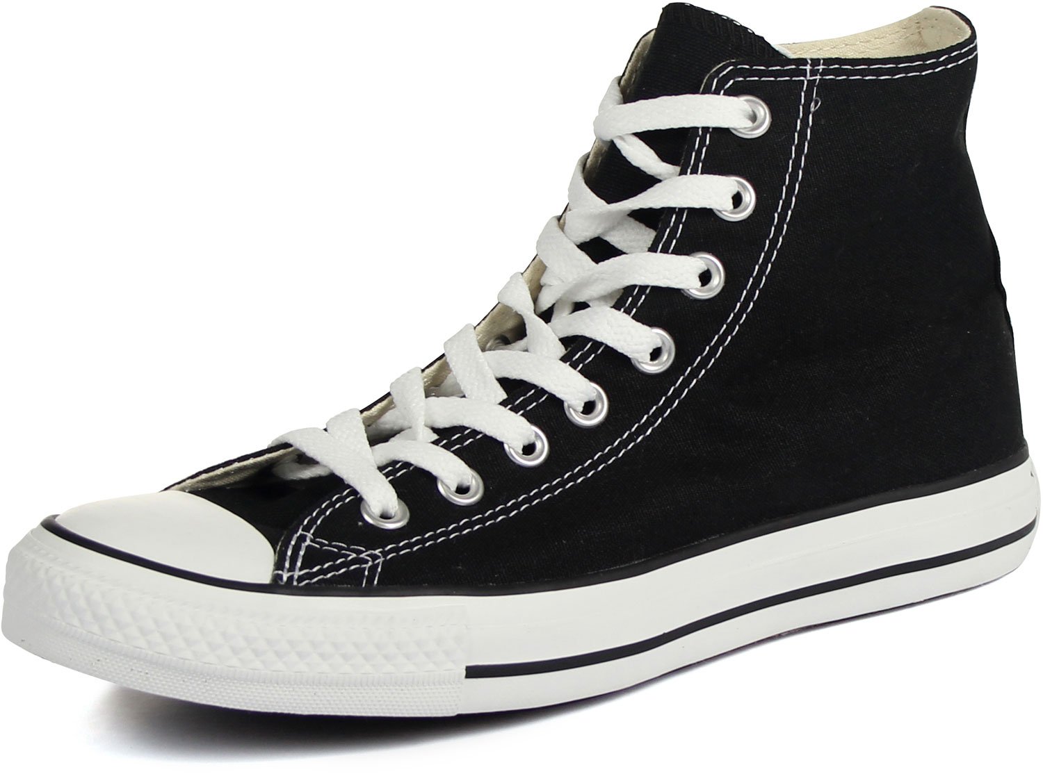 Converse Chuck Taylor All Star High Top Sneakers for Women - Size 10.5 B(M) US in Classic Black | Vintage-Inspired Canvas Shoes for Casual Wear, Street Style & Everyday Comfort