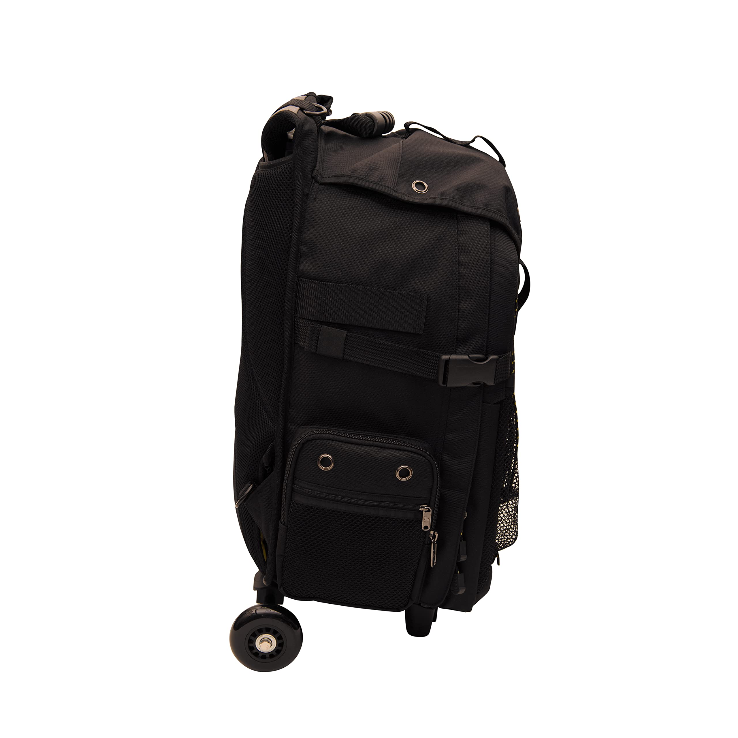 ACPRO4000 Professional Rolling Camera Backpack - Waterproof Wheeled Laptop Bag with Padded Compartment, Adjustable Straps & Rain Cover - Perfect for Travel, Photography & Business Trips - Large Black Durable Case with Rollers