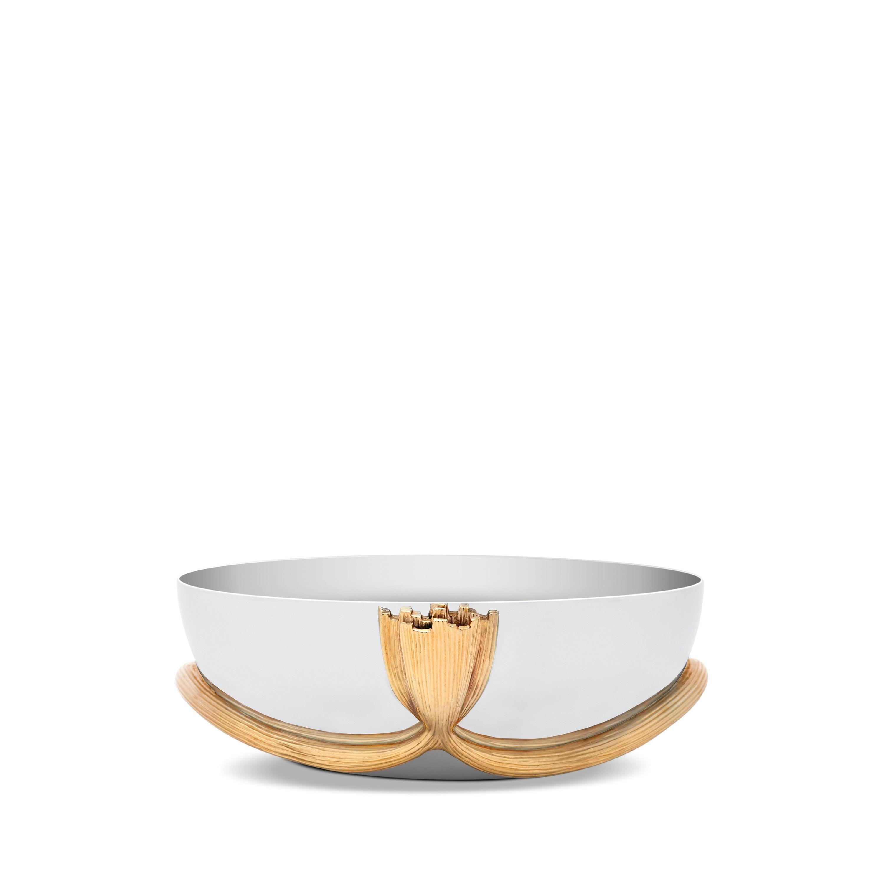 Decorative Leaf Bowl - Medium Size Handmade Ceramic Serving Bowl for Salads, Fruits, and Snacks - Perfect for Dining Table Centerpiece and Kitchen Decor