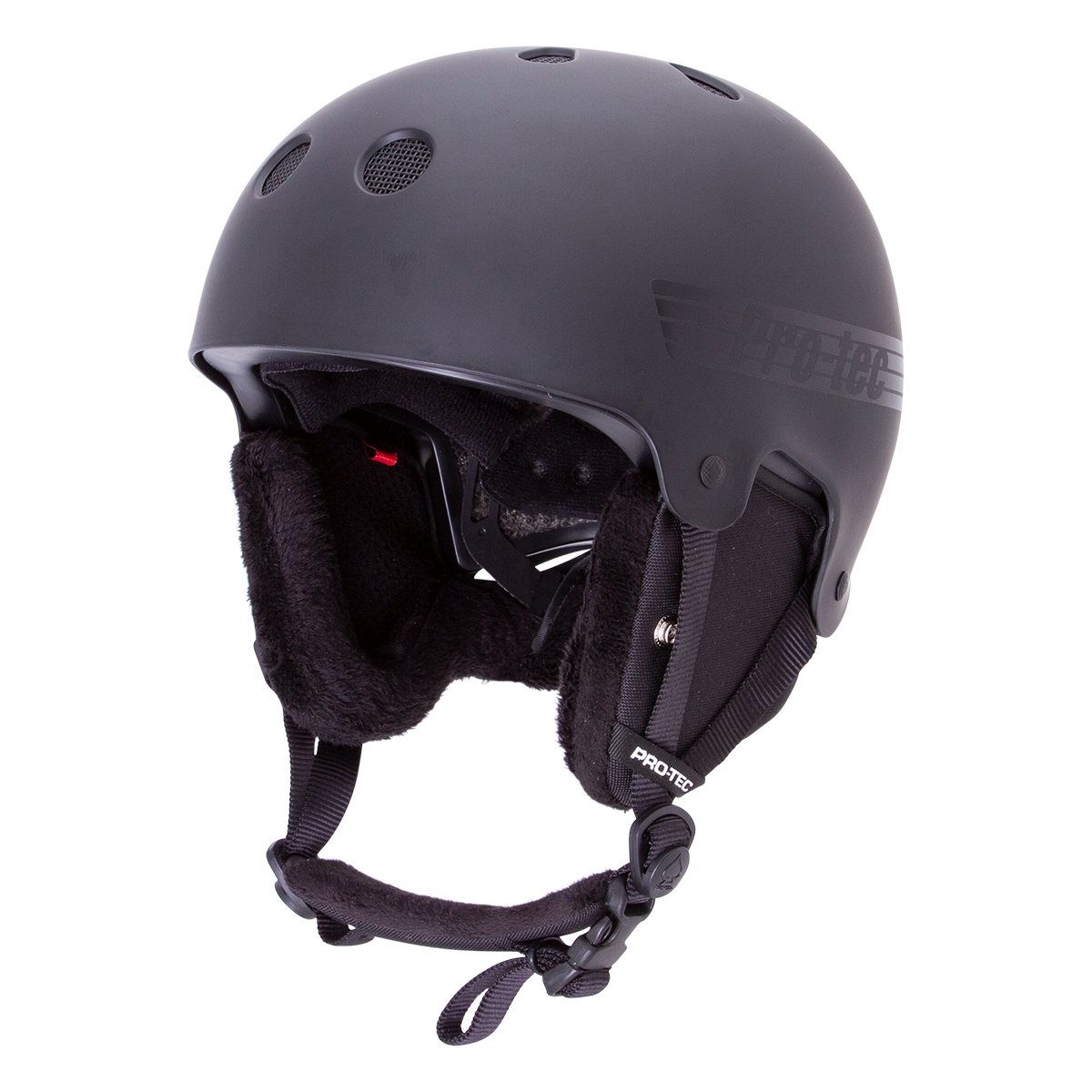 Old School Snow Helmet with MIPS Technology - Stealth Black - Perfect for Skiing, Snowboarding & Winter Sports Safety