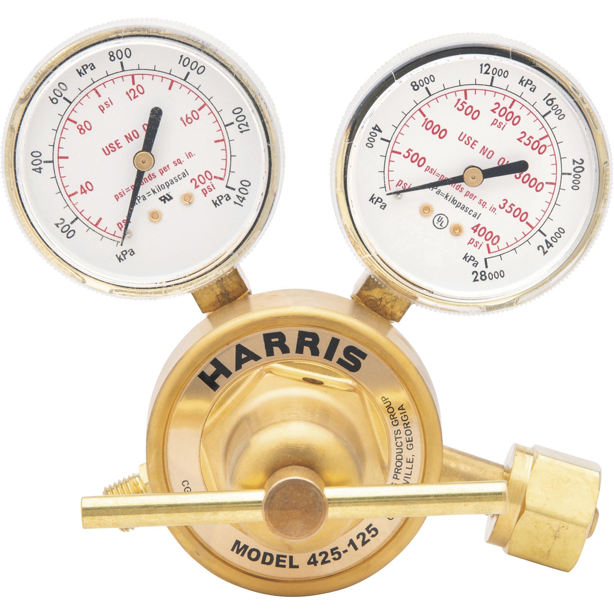 Lincoln Electric Premium Single-Stage Industrial Air Regulator - 400 PSI for Medical & Laboratory Equipment - Oxygen Tanks, Dental Tools, Hospital Use