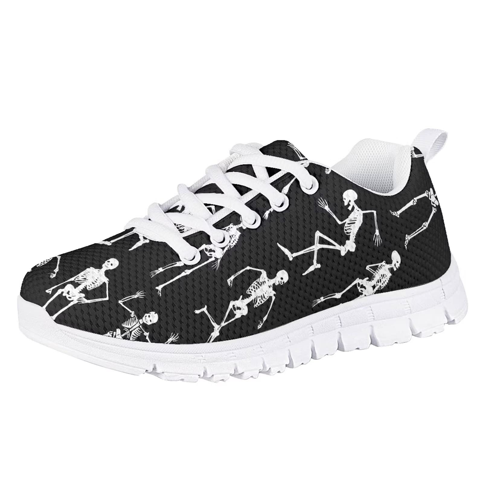 INSTANTARTS Girls' Breathable Mesh Running Shoes - Lightweight Jogging Sneakers with Lace-Up Design for Kids - Perfect for School, Sports & Everyday Wear
