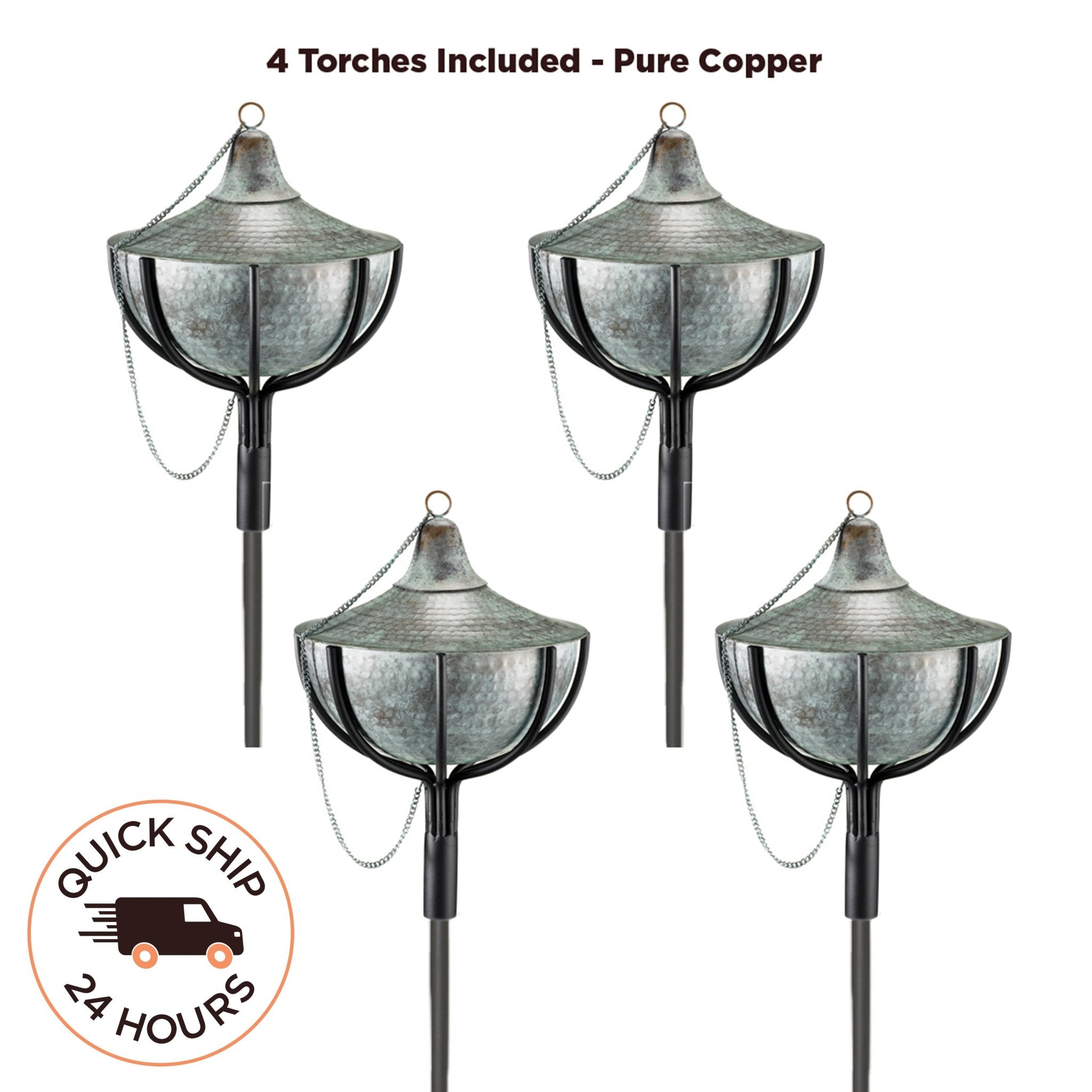 4-Pack Large Torch Lighters - Windproof & Refillable for Camping, Hiking, BBQ, and Outdoor Adventures