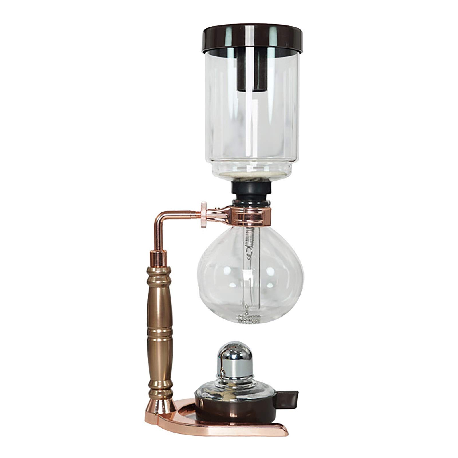 Siphon Coffee Maker - Rose Gold Large for Home Brewing