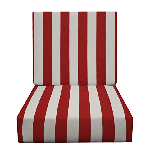 Red & White Cabana Stripe