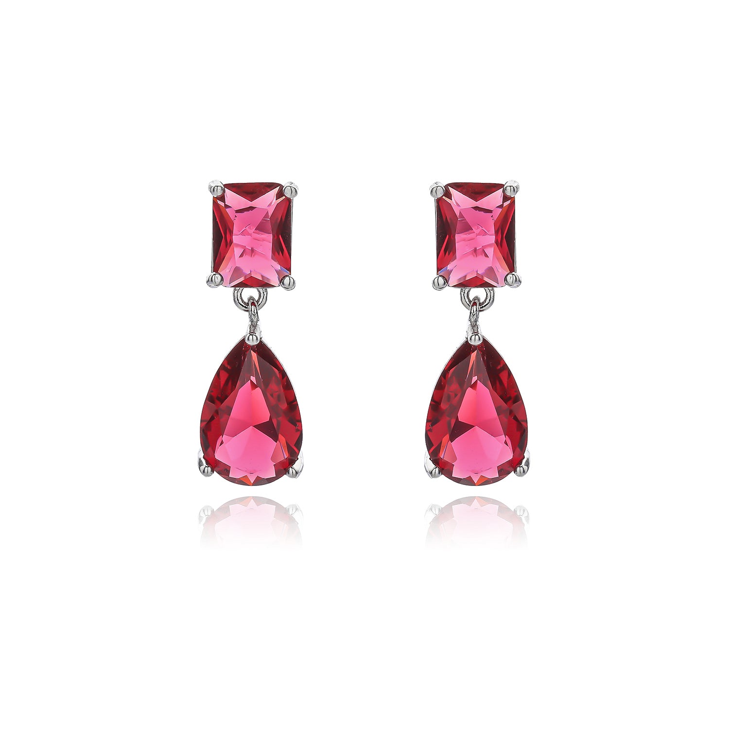 5A Cubic Zirconia Water Drop Earrings for Women - Elegant Dangling Ear Jewelry CE10042 - Perfect for Weddings, Parties & Special Occasions