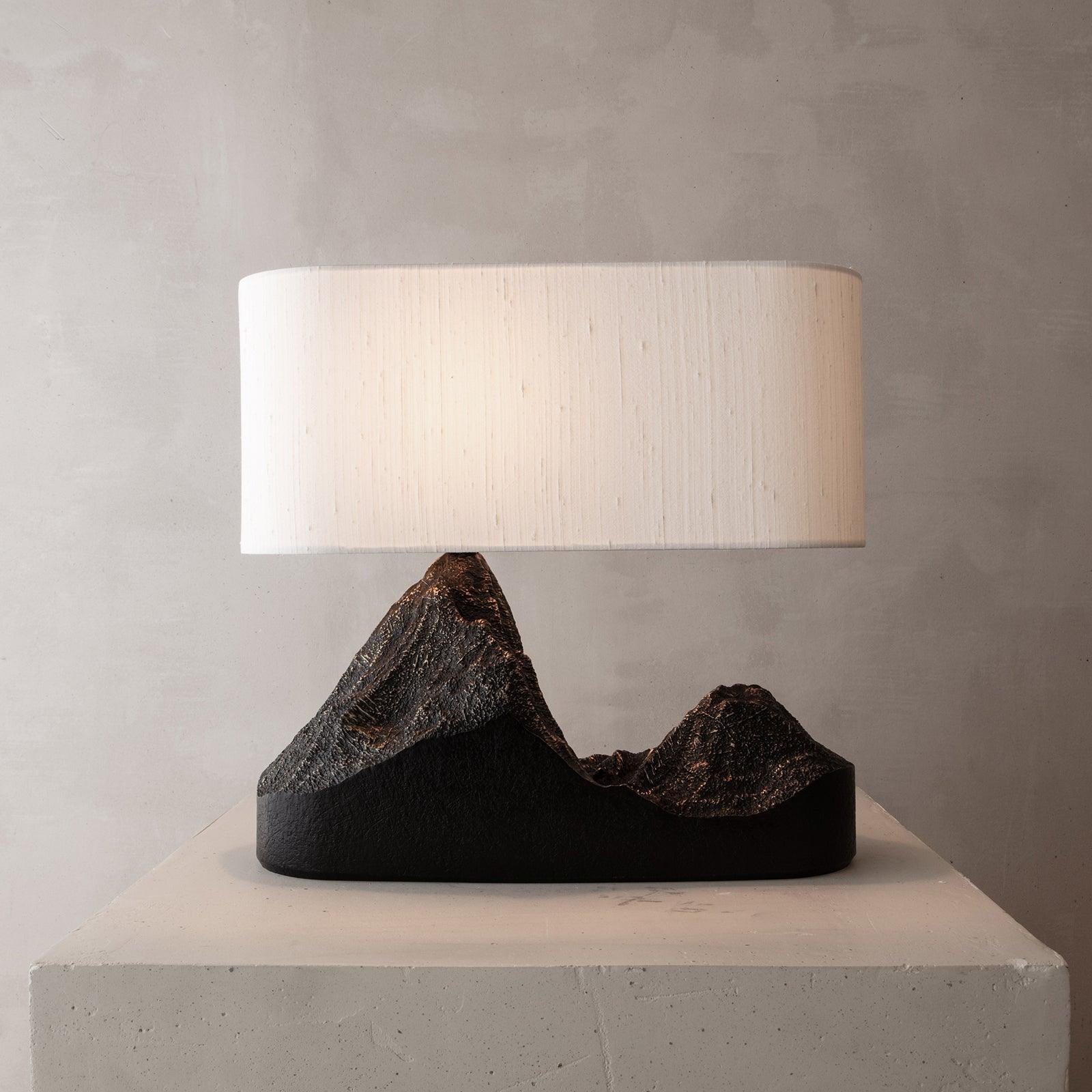 Modern Landscape Table Lamp - Elegant Home & Office Decor for Bedroom, Living Room, and Study - Perfect for Reading, Working, and Relaxing
