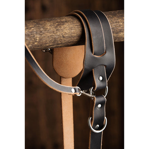 HoldFast Gear Money Maker Solo Sling Right Handed Camera Strap - Medium Black | Comfortable DSLR/Mirrorless Camera Harness for Photographers | Perfect for Weddings, Travel & Outdoor Photography