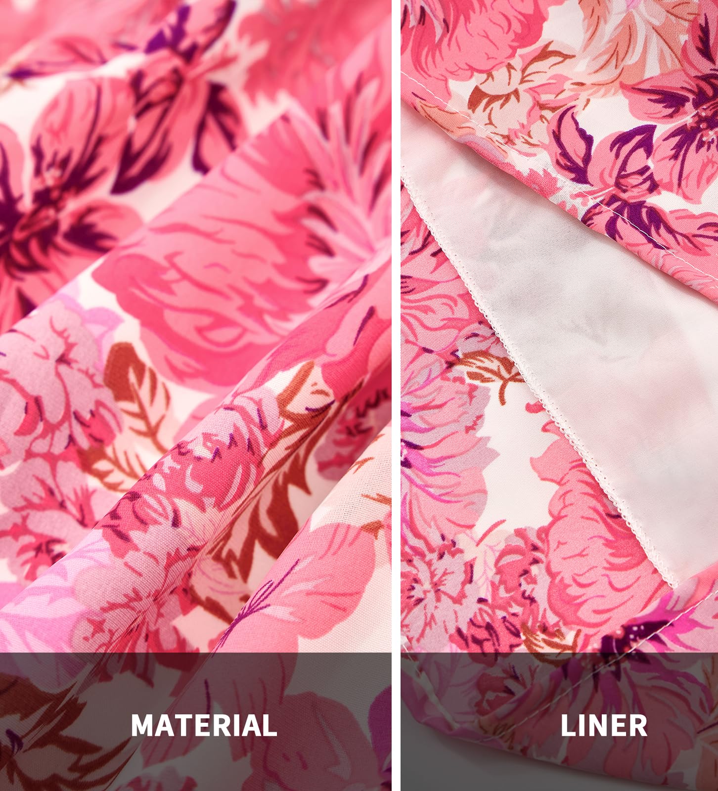 BTFBM Women's One Shoulder Floral Sundress - High Waist A-Line Summer Mini Dress for Beach, Wedding & Guest Occasions | Lightweight Flowy Dress for Vacation, Party & Outdoor Events