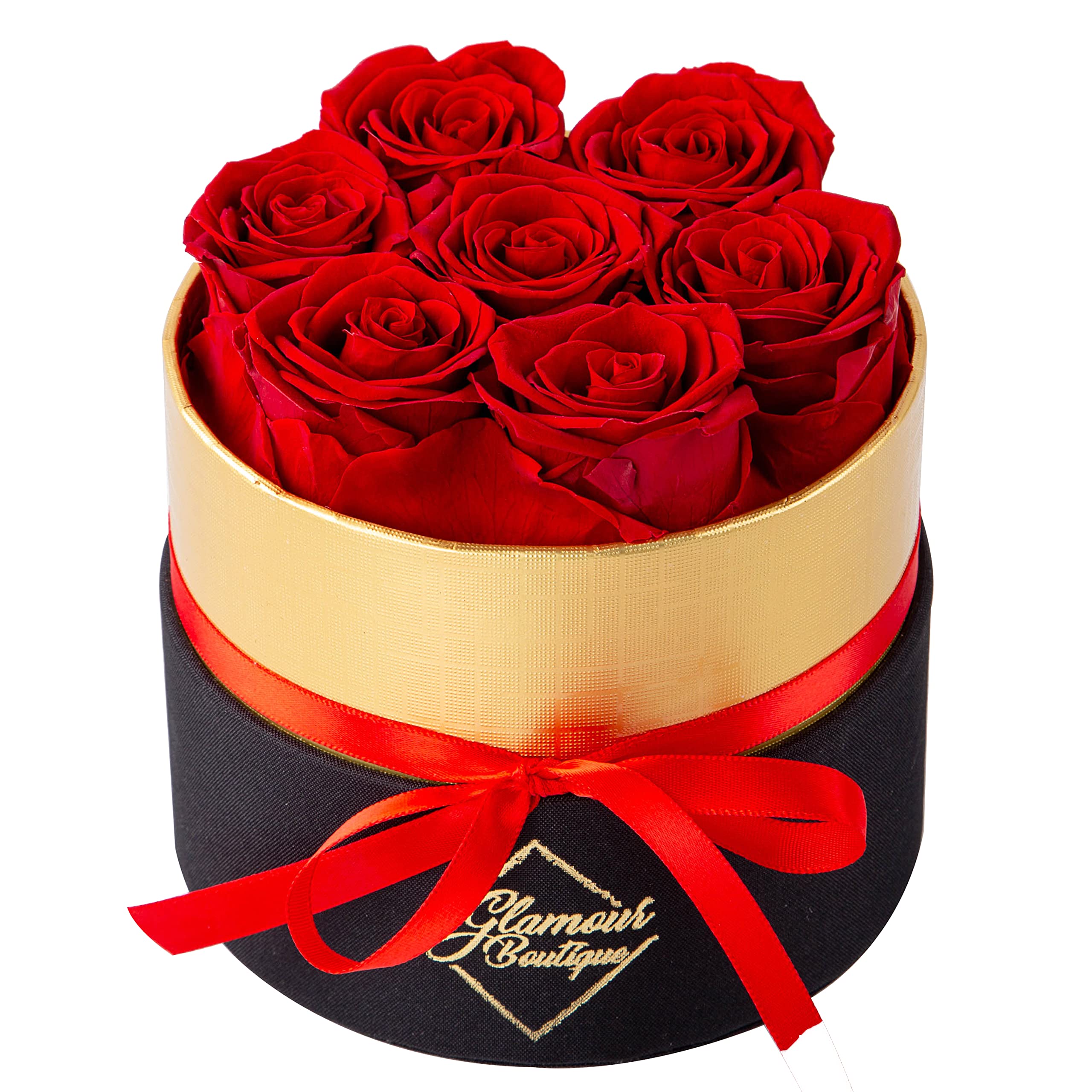 Eternal Preserved Roses in a Gift Box - Real Touch Forever Roses for Women, Romantic Birthday & Anniversary Gifts for Her, Valentine's Day Present - Perfect for Home Decor, Wedding Centerpieces, and Special Occasions
