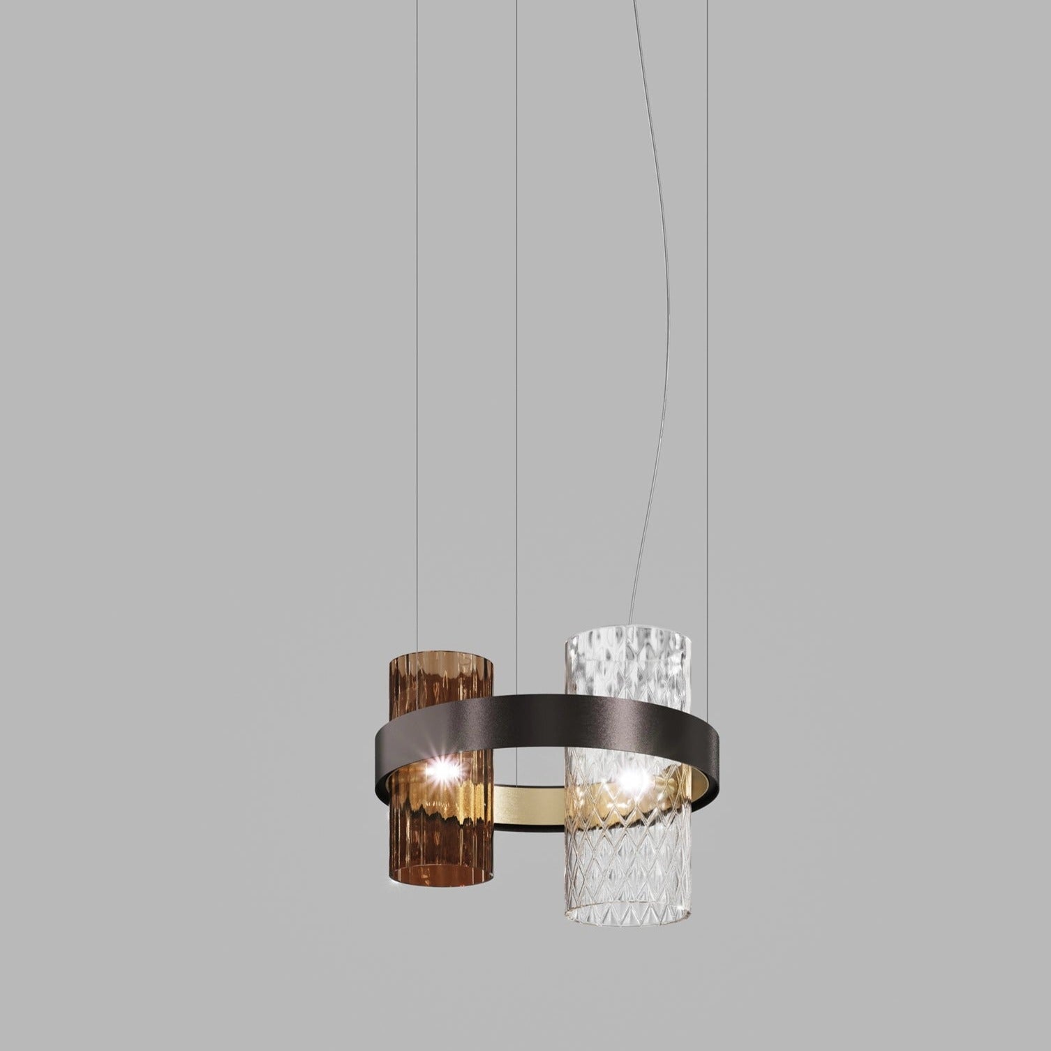 ARMONIA Modern Suspension Lamp - Elegant Hanging Light Fixture for Living Room, Bedroom, and Dining Room Decor
