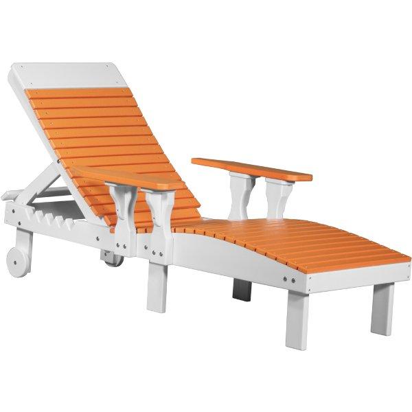 Tangerine & White