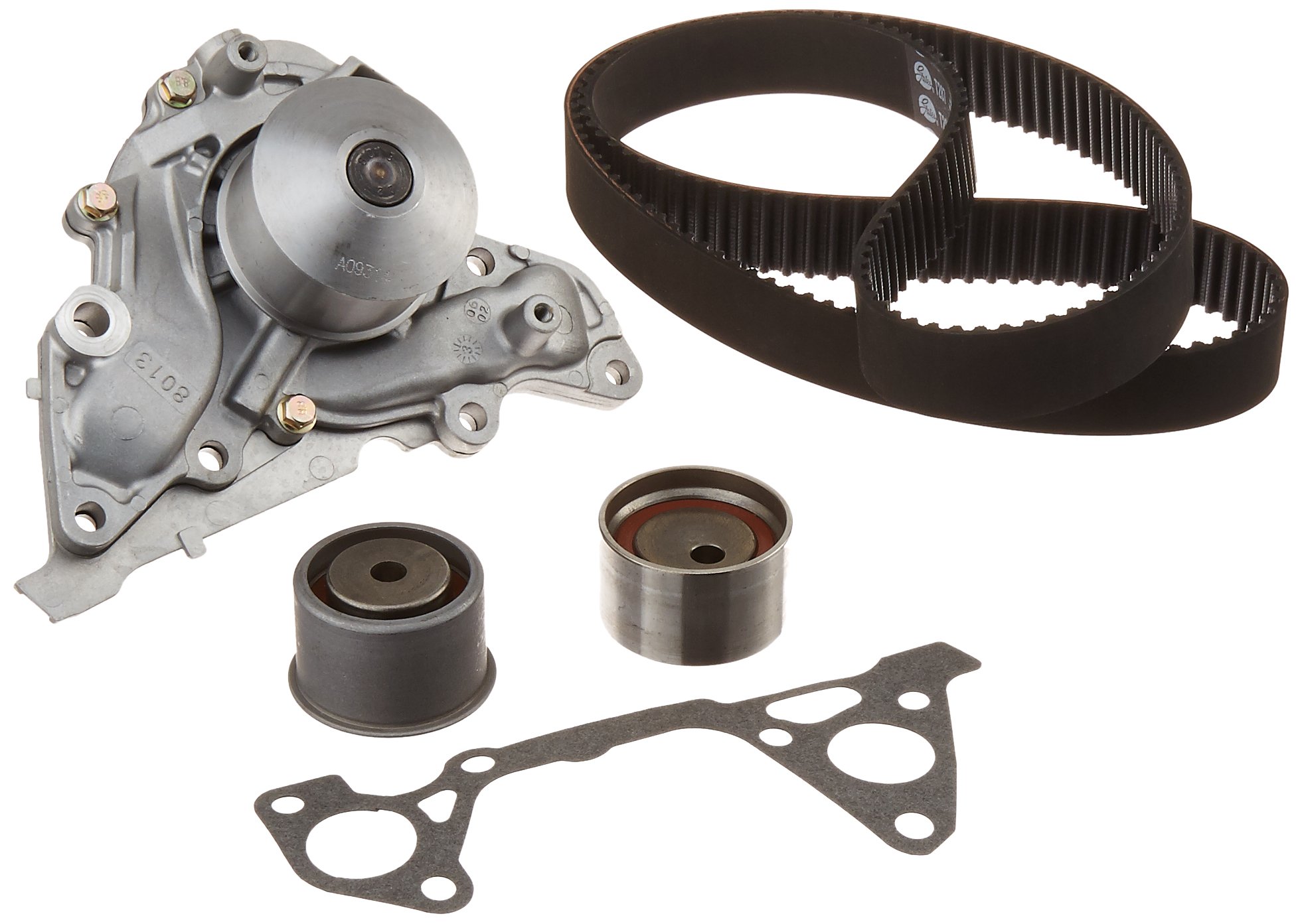 Gates TCKWP287 PowerGrip Premium Timing Belt Kit with Water Pump - Complete Engine Timing Component Replacement Set for Smooth Performance | Ideal for Automotive Repair & Maintenance