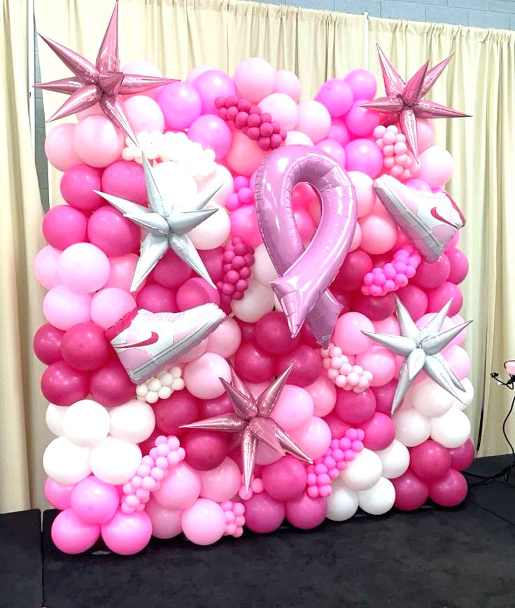 Pink Balloon Wall Kit for Party Decorations - Perfect for Birthdays, Weddings & Baby Showers