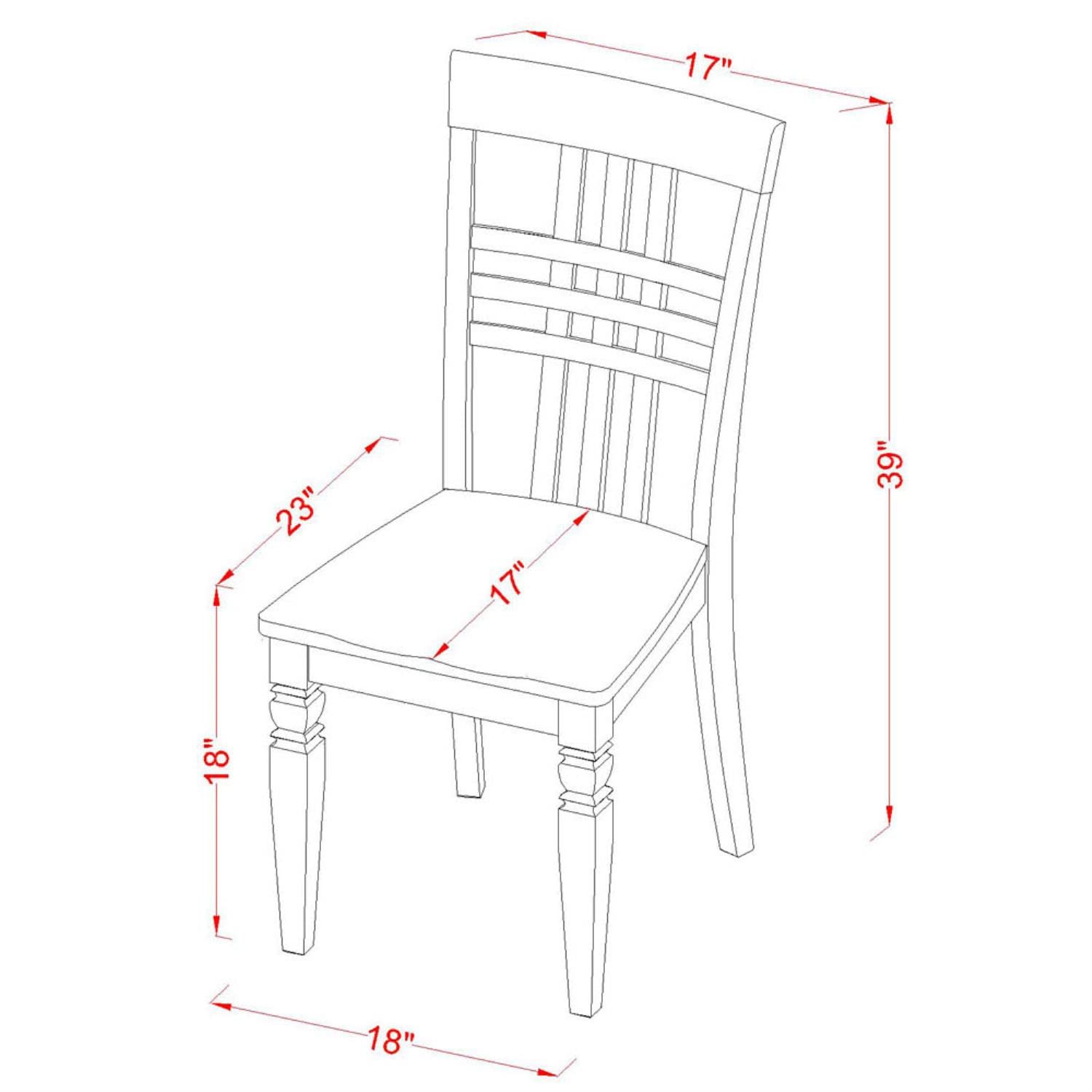 East West Furniture 5 Piece Dining Room Set with Butterfly Leaf Table & 4 Chairs - 32x54 Inch Linen White Kitchen Table Set for Small Spaces | Perfect for Breakfast Nook, Apartment Dining & Family Gatherings