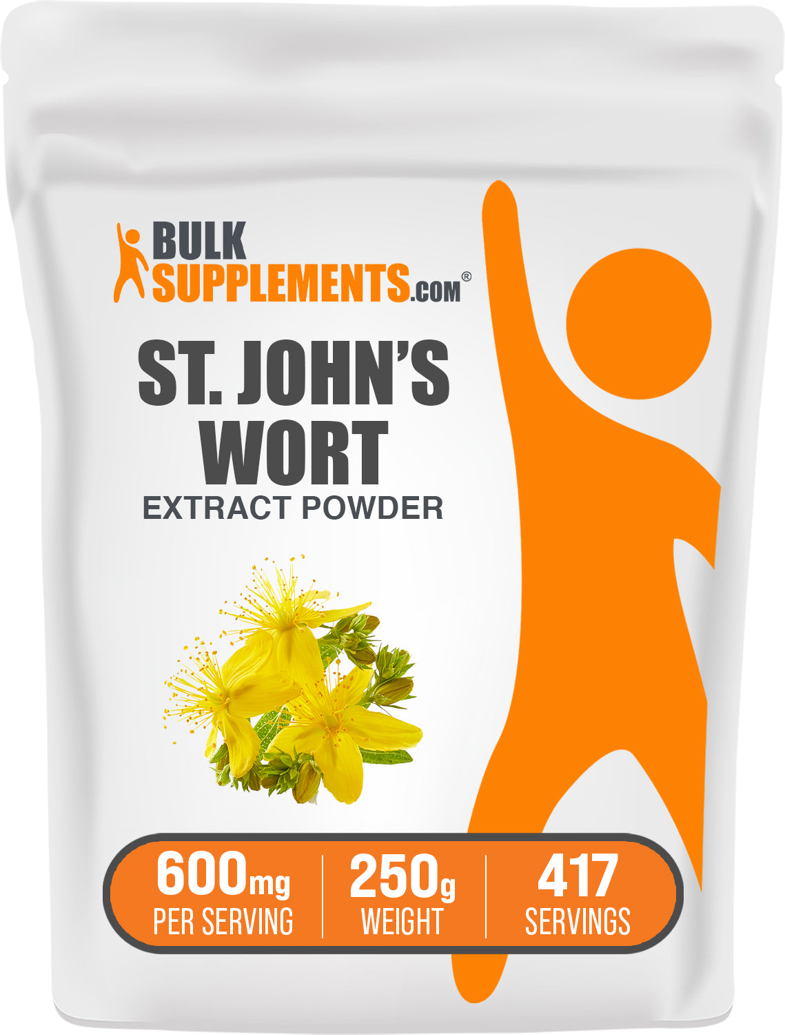 Premium St. John's Wort Extract Powder - 100% Pure Natural Herbal Supplement for Mood Support & Stress Relief - Perfect for Teas, Capsules & Holistic Wellness Routines