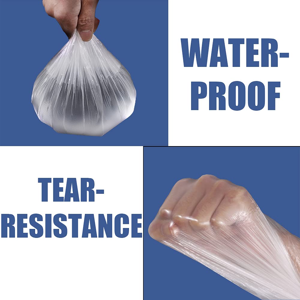 20 Pack 9x12 Feet Waterproof Plastic Drop Cloths - Heavy Duty Painting Tarps, Dust Proof Furniture Covers for Indoor/Outdoor Use - DIY Projects, Home Renovation, Floor Protection & More