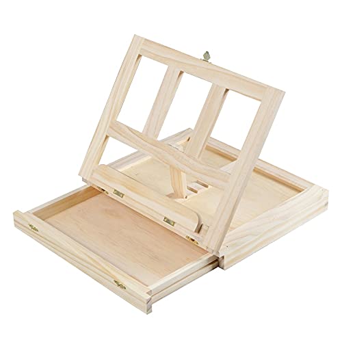 Portable Folding Easel Stand for Artists - Adjustable Mini Desk Easel for Watercolor, Oil Painting & Sketching - Perfect for Studio, Classroom & Outdoor Art Supplies