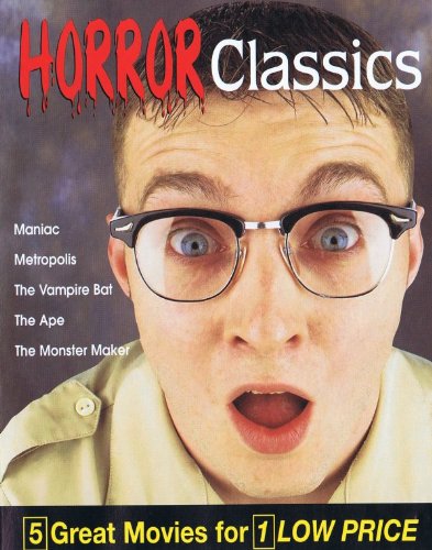Classic Horror Movies Collection Vol.5 - Maniac, Metropolis, The Vampire Bat, The Ape & The Monster Maker | Vintage Scary Films for Halloween Nights & Movie Marathons